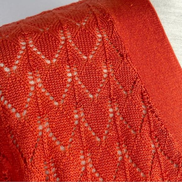 NWT * CHARLIE HOLIDAY Gisele Pointelle Cardigan - Size 2 - $114. - Picture 9 of 13